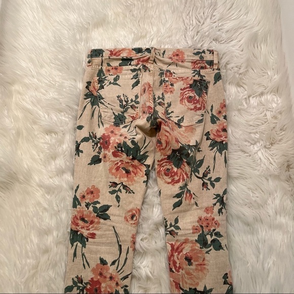 Current/ Elliott The Stiletto Jean in Haystack Floral - Picture 9 of 11